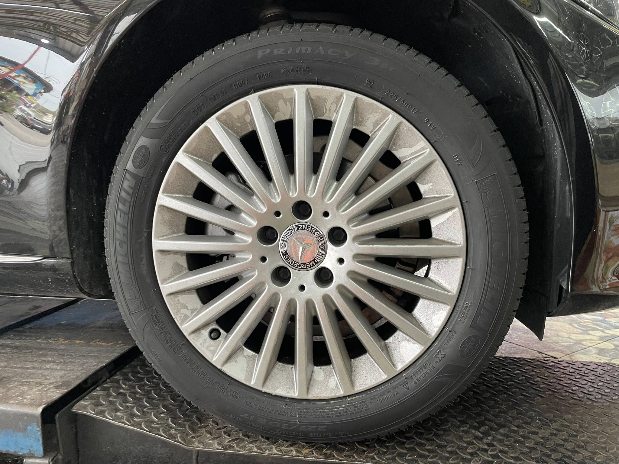 #BENZ_C180🚘❤️💫 🛞🐘#MICHELIN_Primacy 3 ST 225/50R17