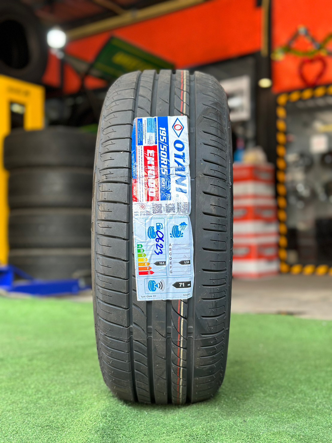 OTANI EK1000 195/50R15 ยางใหม่ปี2023 ราคาพิเศษพร้อมติดตั้งฟรี สามารถสอบถามเพิ่มเติมได้ค่ะ