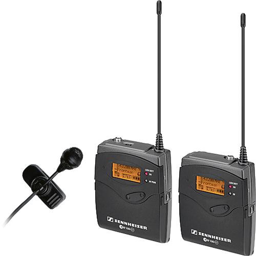 Sennheiser ew 122-p G3 Camera Mount Wireless Microphone System with ME 4 Lavalier Mic - A (516-558 MHz)