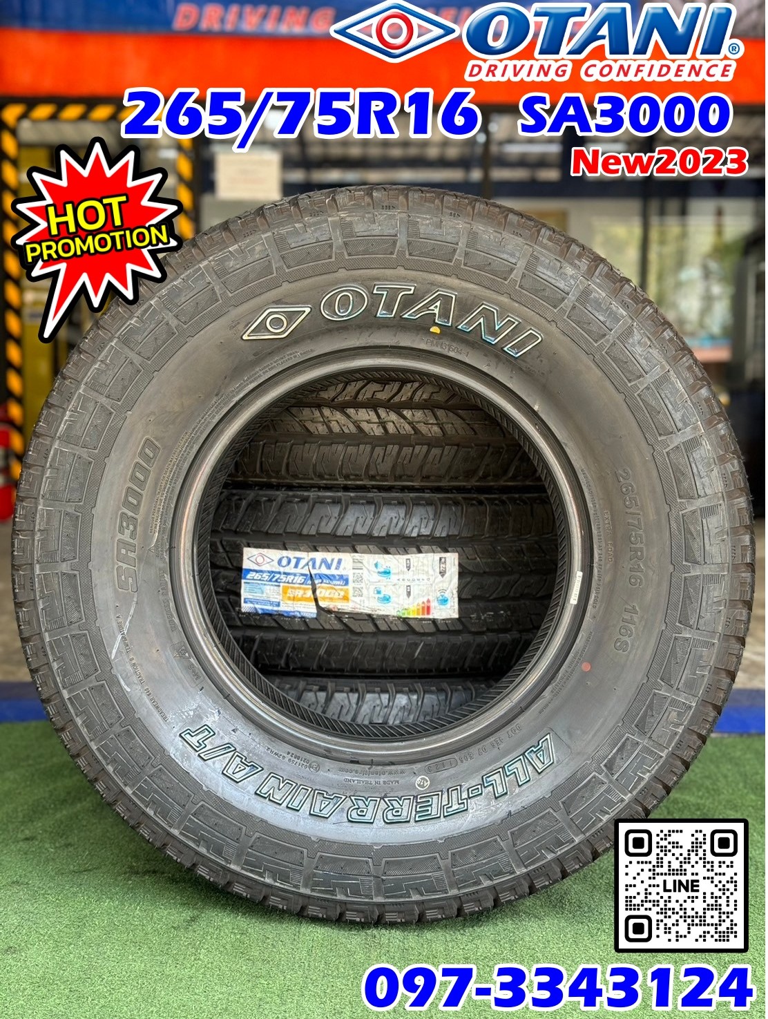 🔥🔥#OTANI SA3000 265/75R16 ยางใหม่ปี2023🔥🔥
