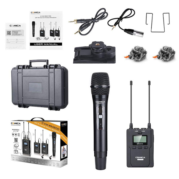 COMICA CVM-WM200D Wireless Microphone UHF