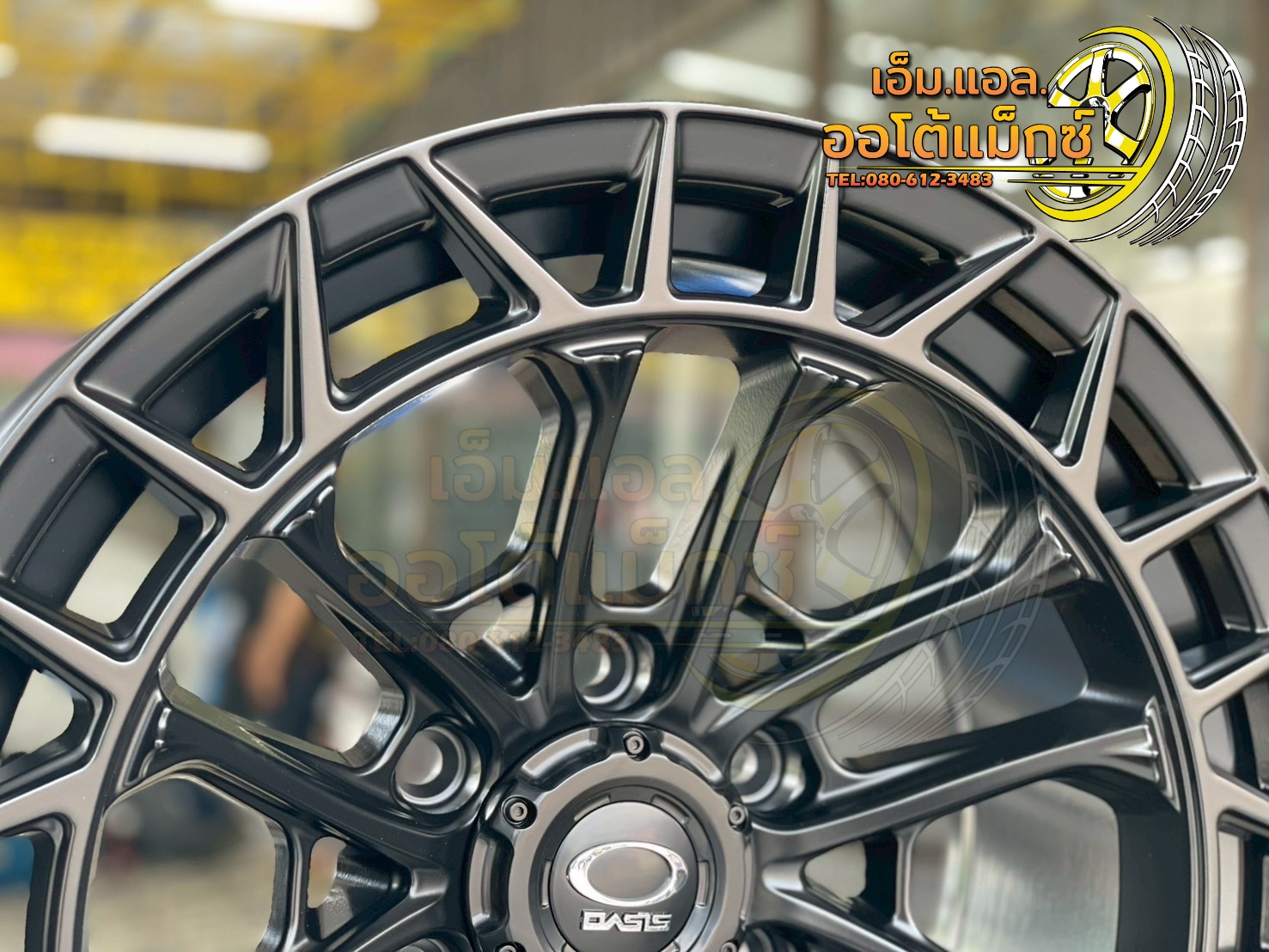#ล้อแม็กซ์ขอบ18 #OASIS_WHEEL #INDIANA #VX-6 Flow Forming ขนาด18 ET0 6x139.7 MATT BLACK