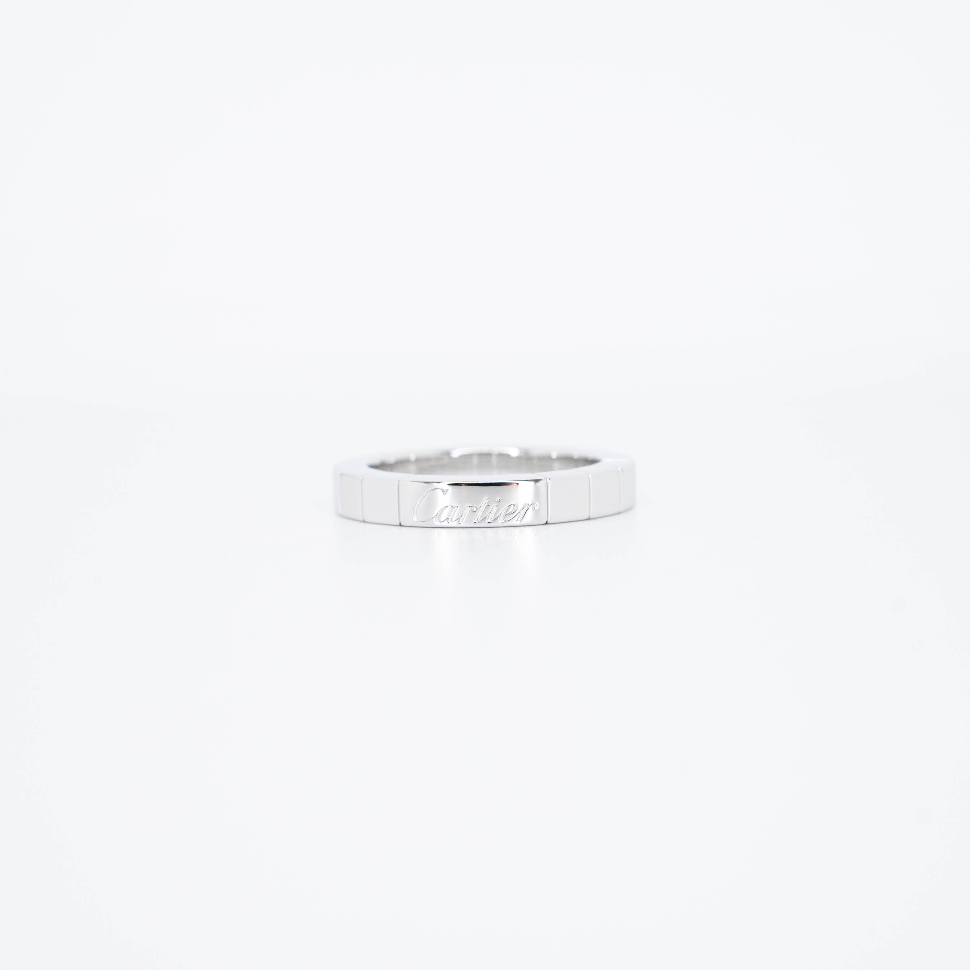 แหวน Cartier Lanieres ทองขาว18K ไซส์ 47# (Used)