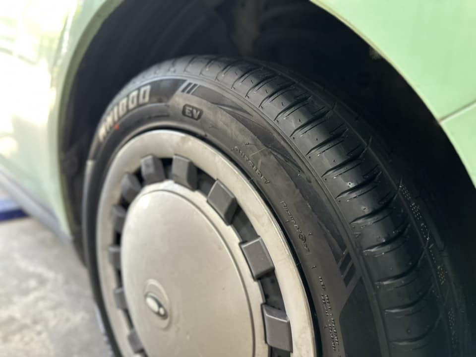 🚘 #ORA_GOODCAT #เปลี่ยนยาง #ยางรถไฟฟ้า 🛞 ￼#OTANI #KN1000 215/55R17