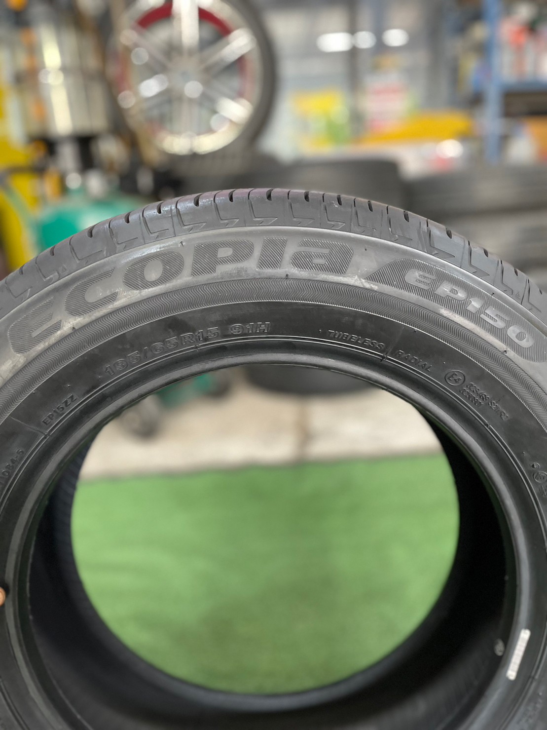 #BRIDGESTONE #Ecopia #EP150 195/65R15 ยางใหม่ปลายปี22