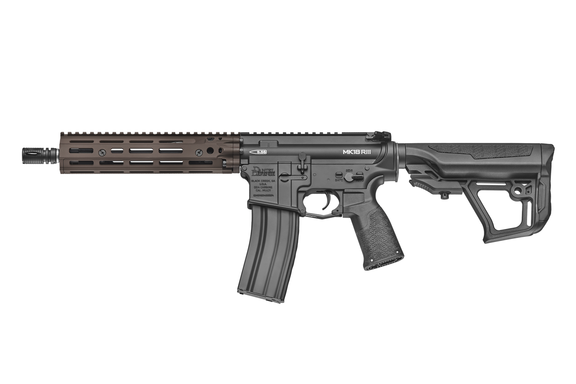 IMD-181S3-1 EMG X DANIEL DEFENSE LICENSED DD4 MK18 RIII S3 FDE