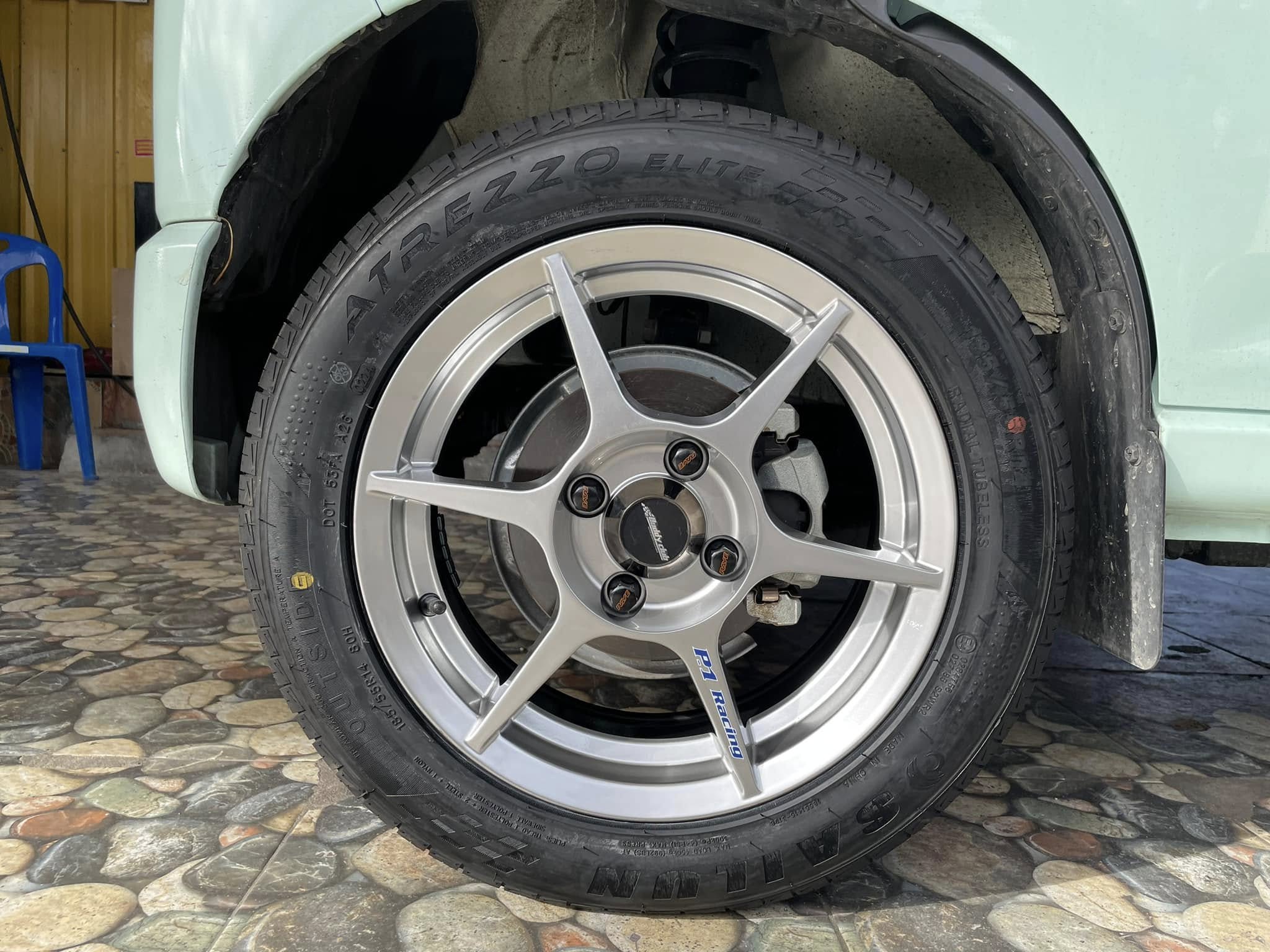 #DAIHATSU_HIJET CARGO🛠 #SAILUN_STREZZO_ELITE 185/55R14 #ล้อSSW204 #P1 14X5.5 ET38 4X100 HP