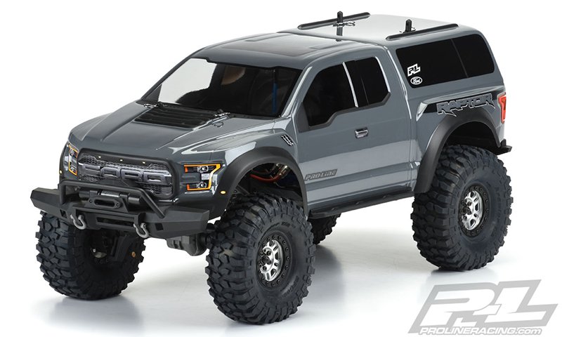 PRO-3509-00 1/10 2017 Ford F-150 Raptor Clear Body 12.8" WB TRX-4