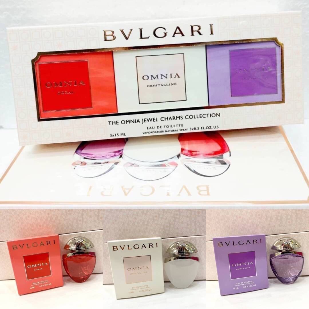 น้ำหอมBvlgari The Omnia Jewel Charms Collection Set.
