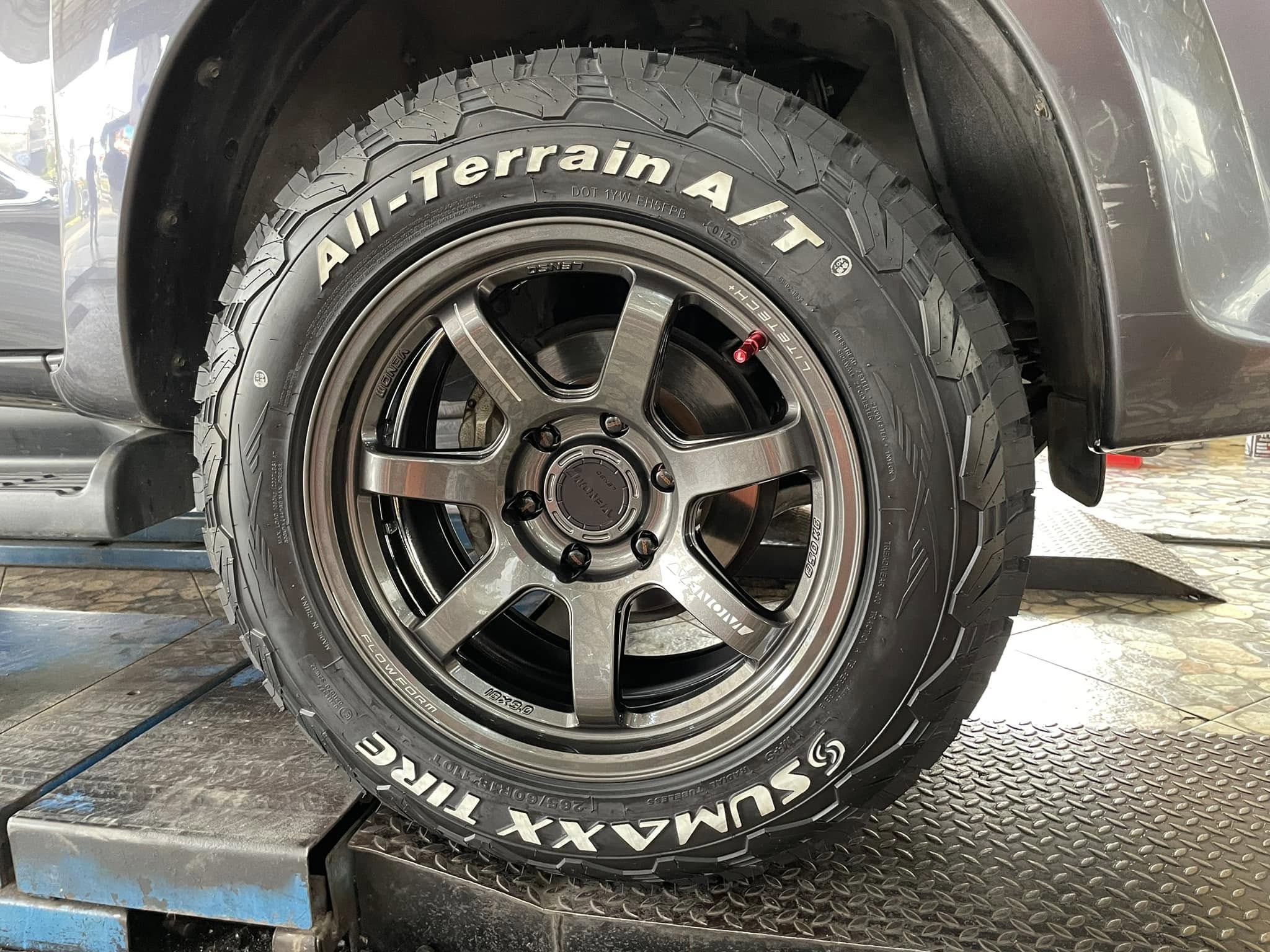 🛞#LENSO | LiteTech+ Technology รุ่น #VENOM #VT7 18x9 ET+00 6x139.7 🛞พร้อมยางสายลุย #SUMAXX_AllTerrian_AT 265/60R18