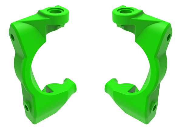 10732-GRN Caster blocks (c-hubs), left & right (green)