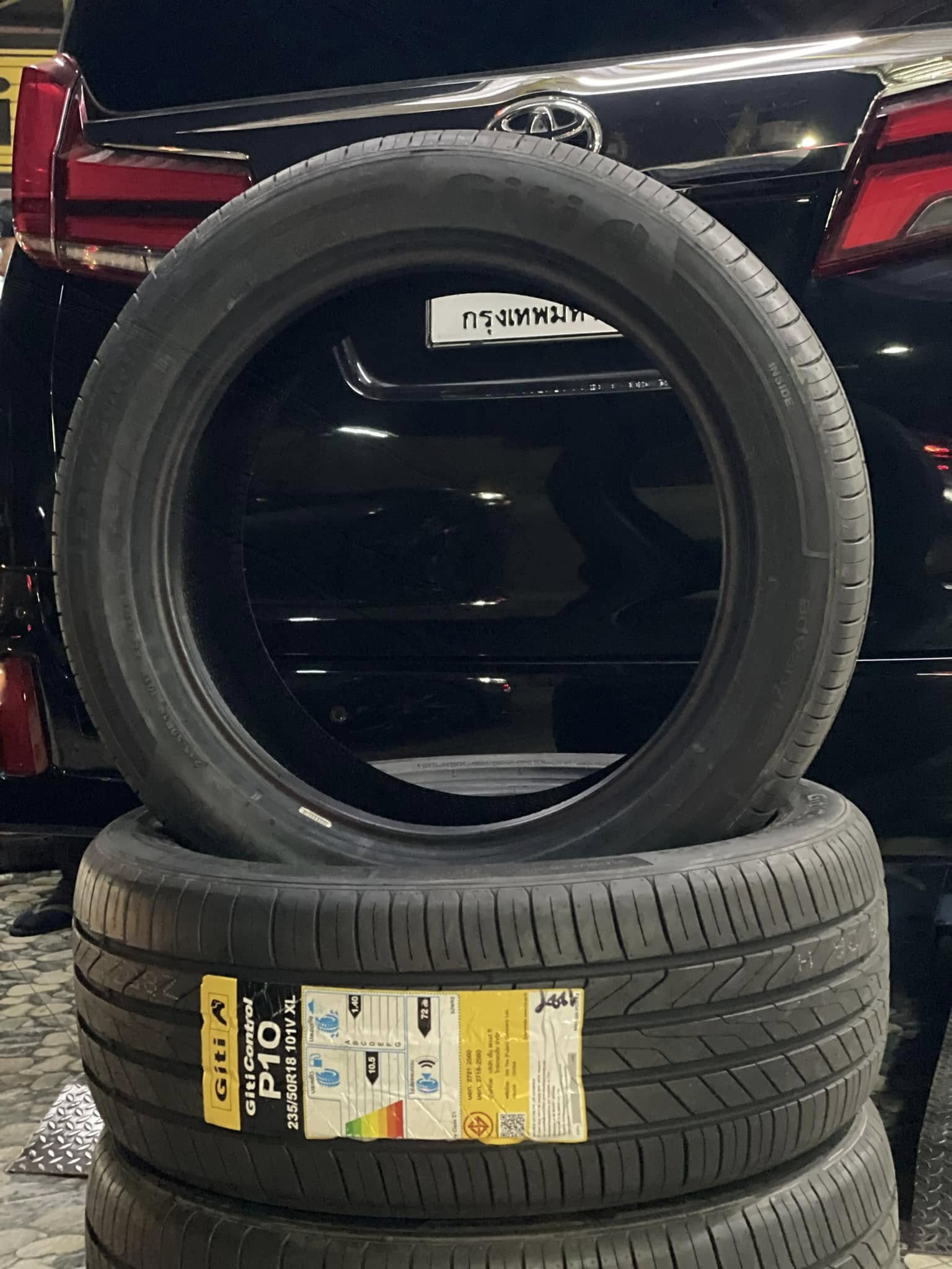 #TOYOTA_ALPHARD🛞 เปลี่ยนยาง #GITI_CONTROL P10 235/50R18