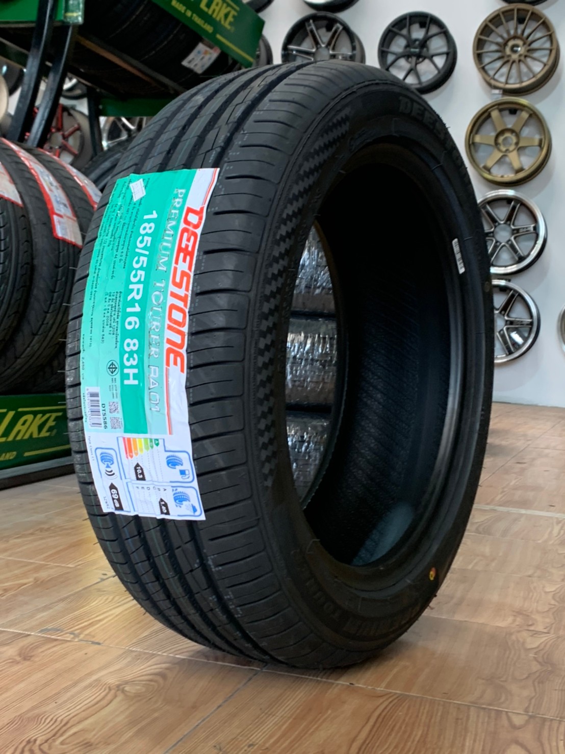 185/55R16 Deestone premium tourer ra01ยางใหม่ปี2021