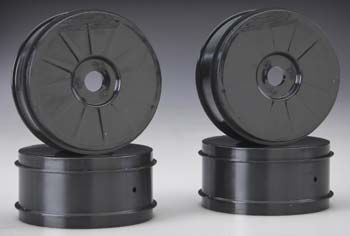 PRO-2702-03 Velocity V2-1:8 Buggy wheel, Fits 17mm hex Black (4-pack)