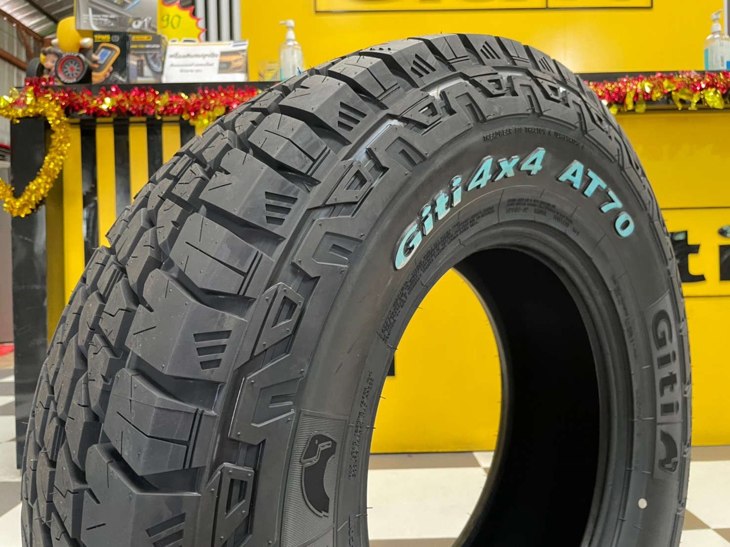 ยางจีที GITI 4x4 AT70 265/75R16 ยางใหม่ปี2023 ราคาโปรโมชั่นพิเศษ พร้อมติดตั้งฟรี