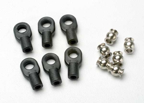 5349 Rod ends, small, with hollow balls (6) (for Revo steering linkage)