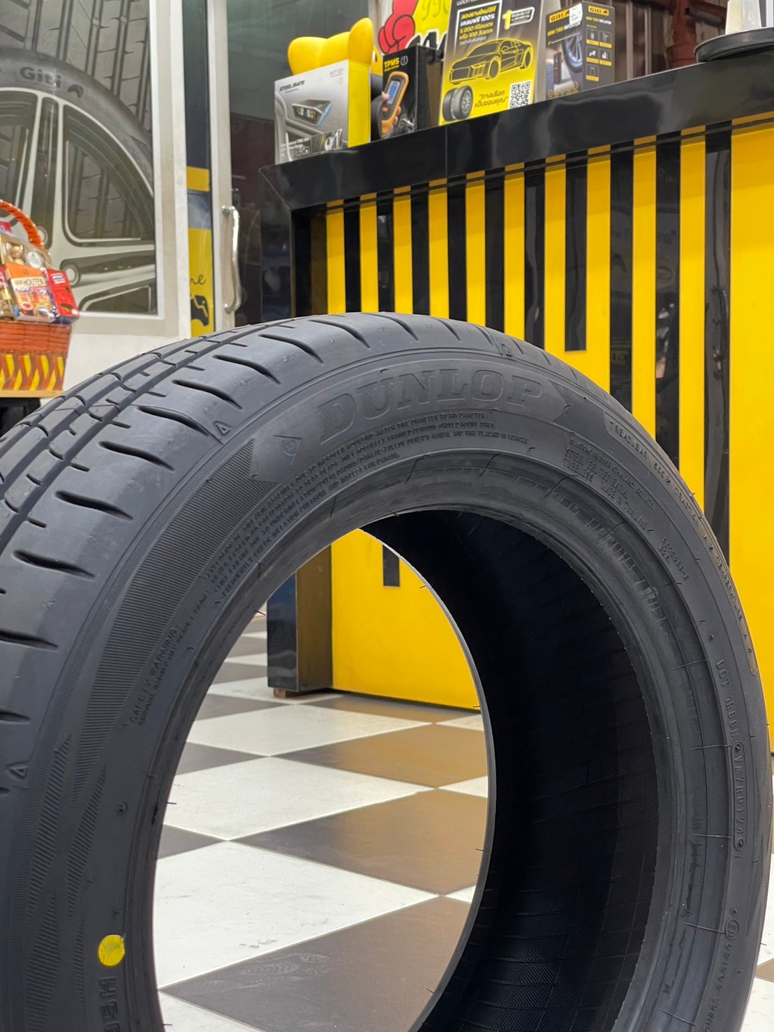 ยางใหม่ Dunlop SP Sport Touring R1 195/55R15 ยางผลิตไทย คุ้มค่า ยางใหม่ปี2024