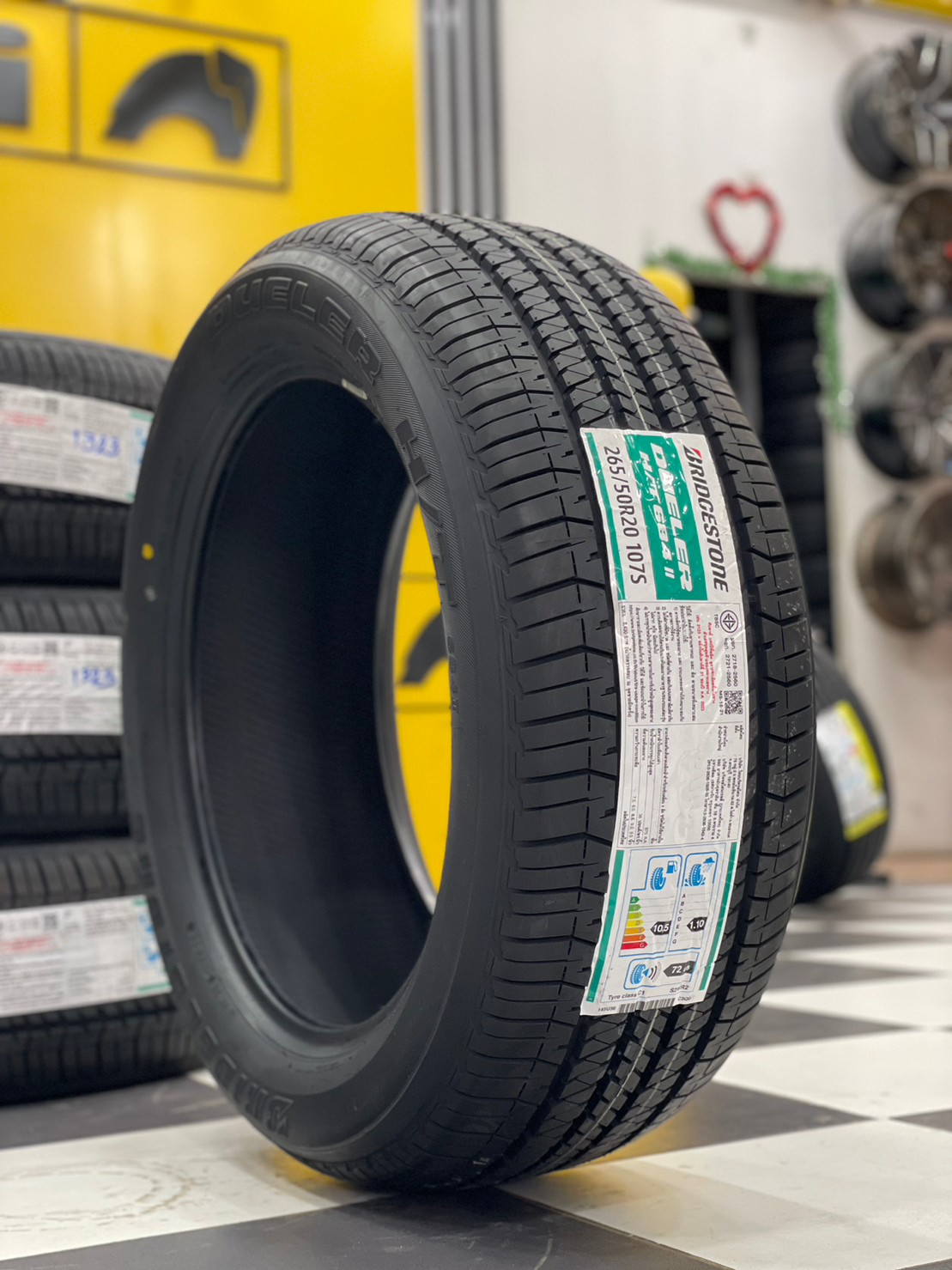 ยางBRIDGESTONE DUELER H/T 684 265/50R20 ยางใหม่ปี2023
