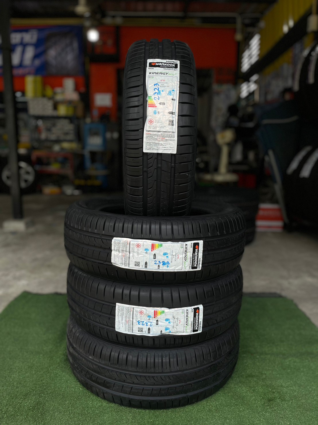 ยางใหม่ฮันคุ๊ก ยางHankook Kinergy Eco2 185/60R15 ยางใหม่ปี2023