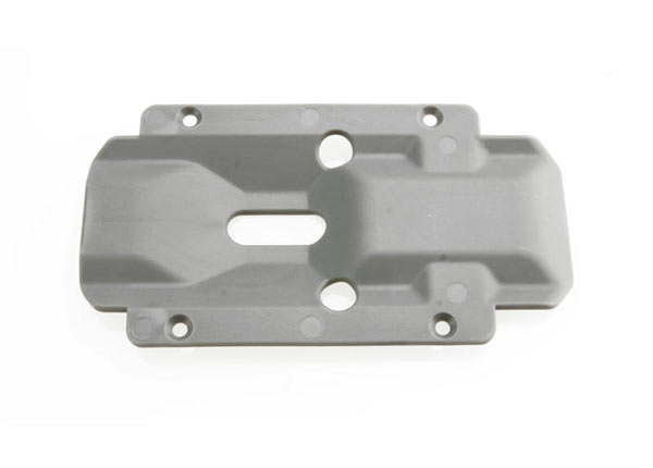 3920 Skidplate, transmission, nylon (grey)