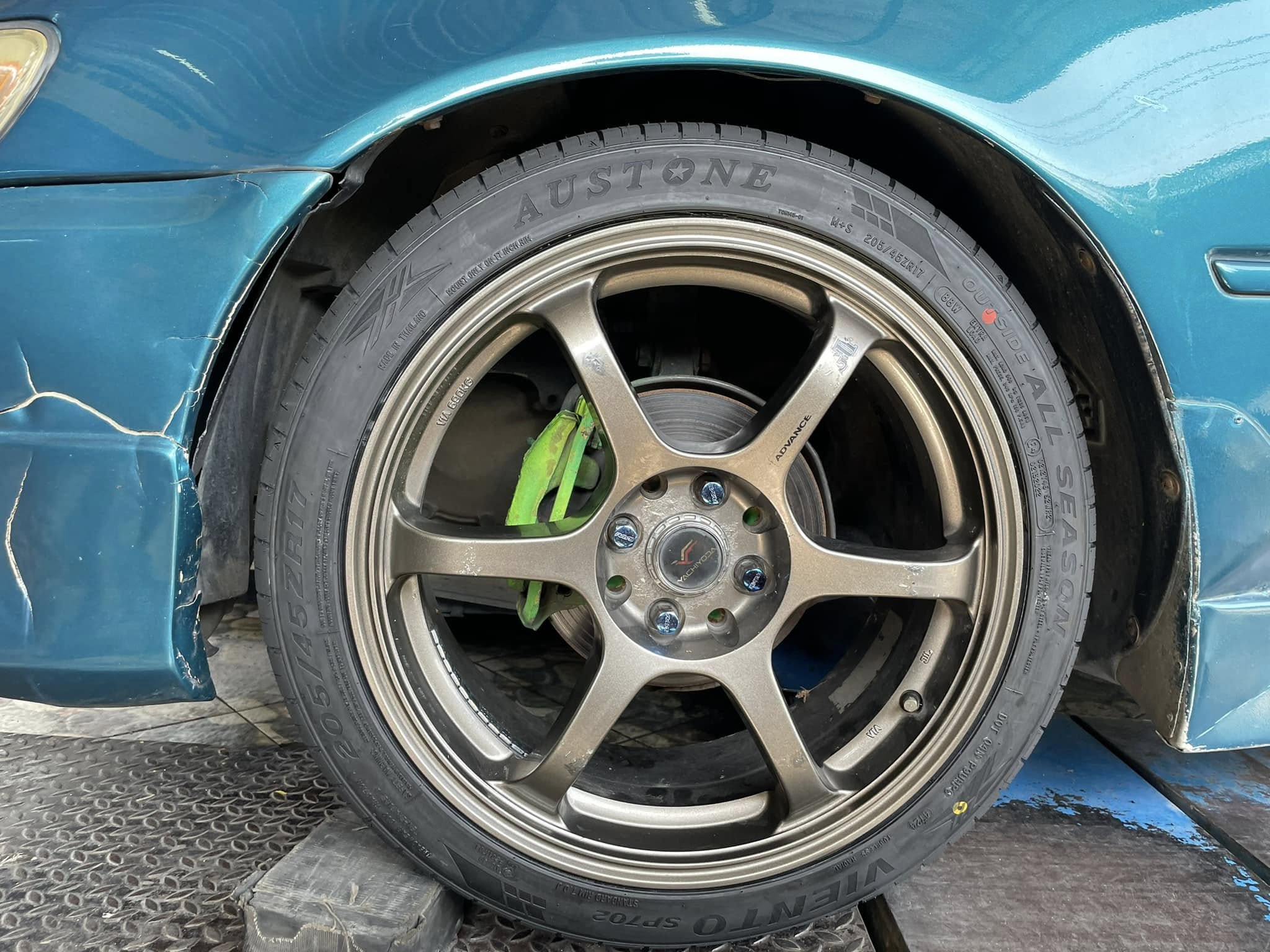 #TOYOTA_COROLLA🛞เปลี่ยนยาง #AUSTONE_SP702_205/45R17