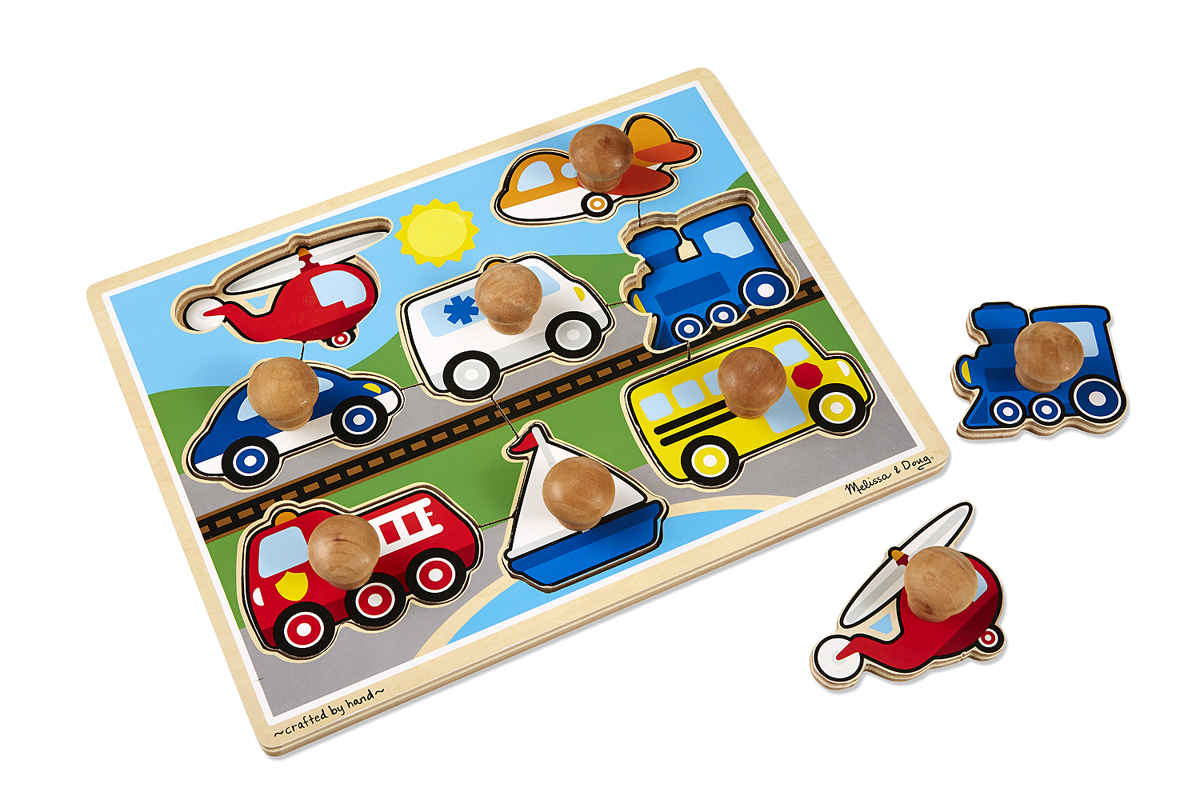 8980 Vehicles Jumbo Knob Puzzle