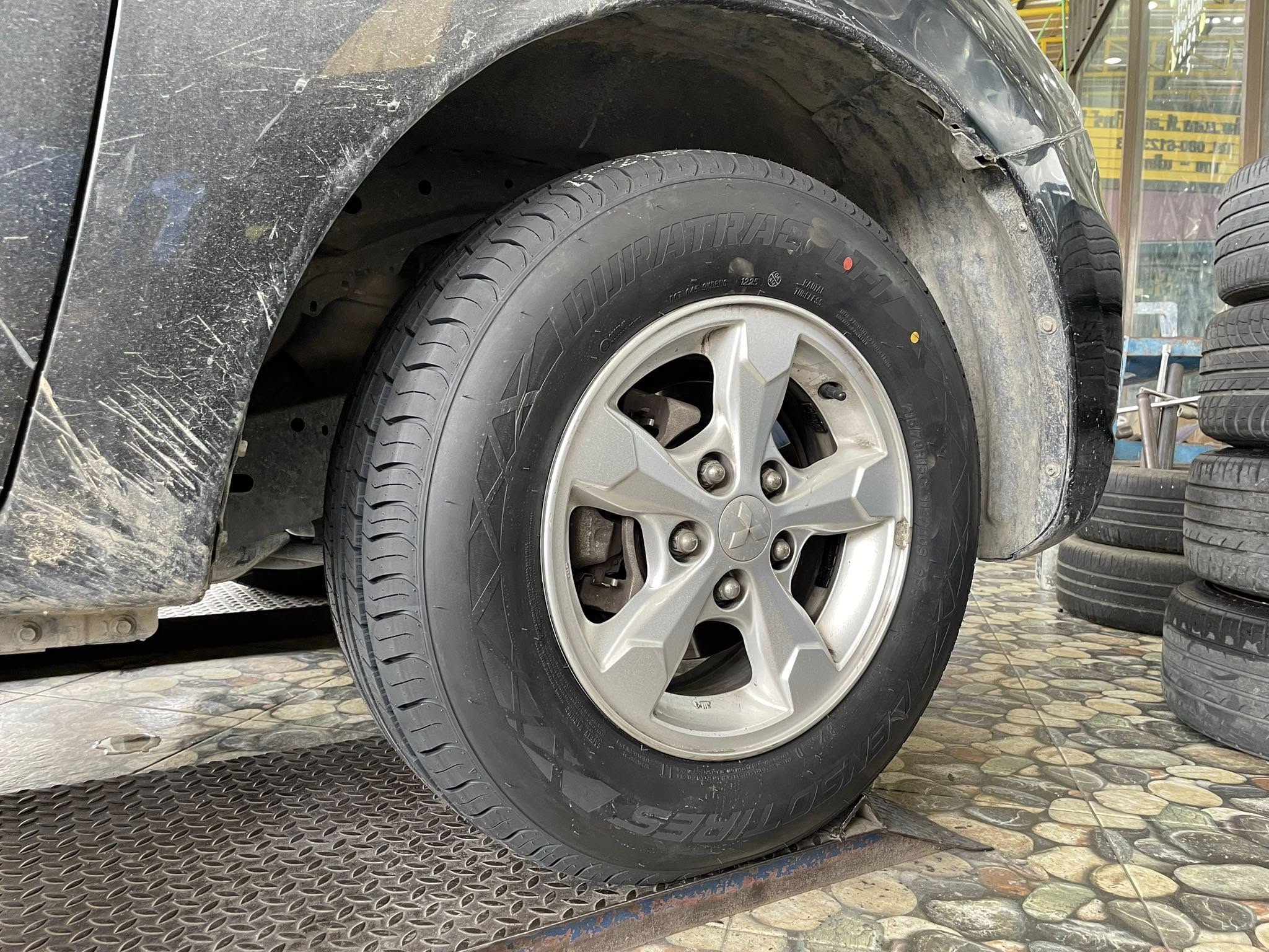 🛞❤️ #MITSUBISHI_TRITON เปลี่ยนยาง 🛞🐘#LENSO_LT-1_215/70R15