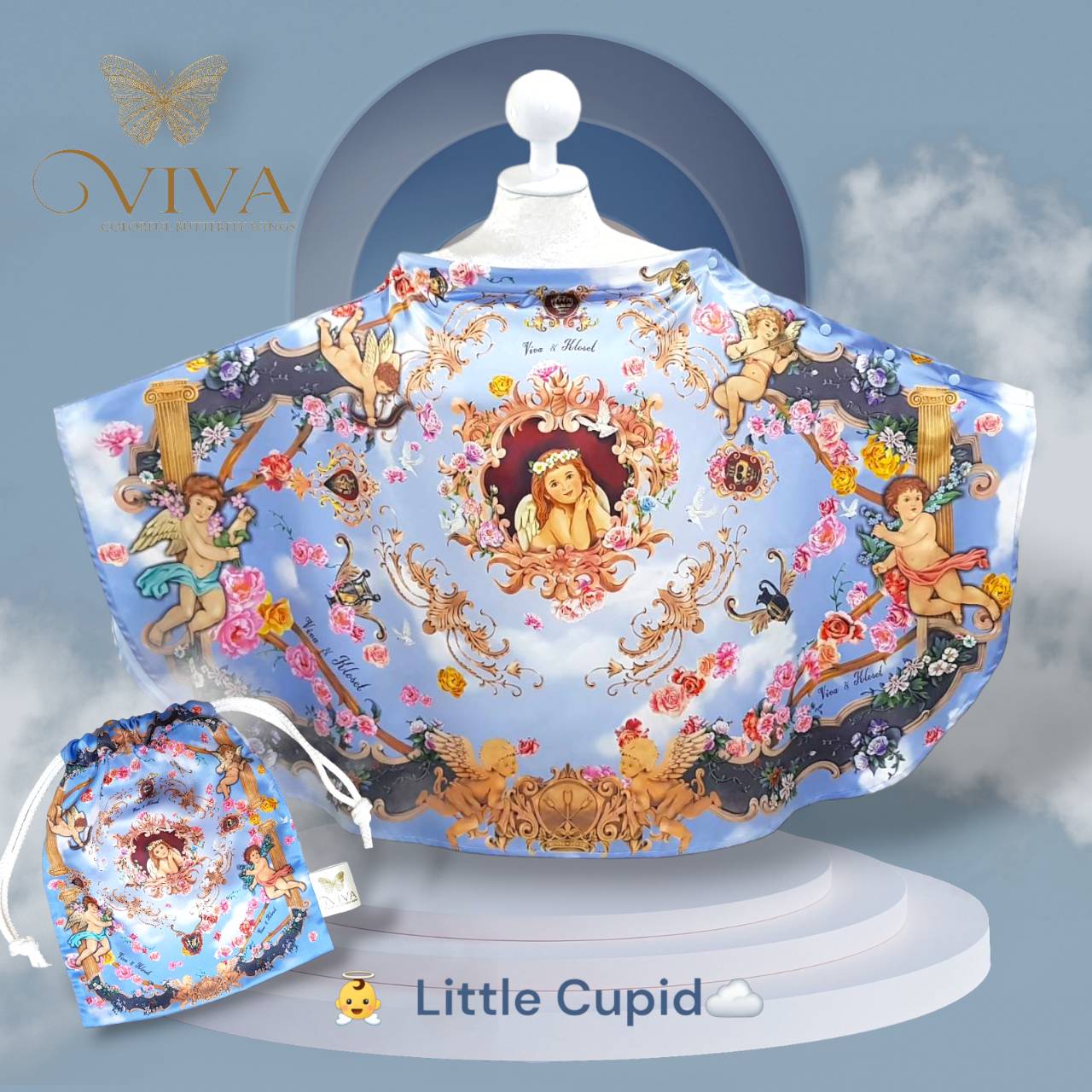 ผ้าคลุมให้นม แบบมีโครง รุ่น Little Cupid