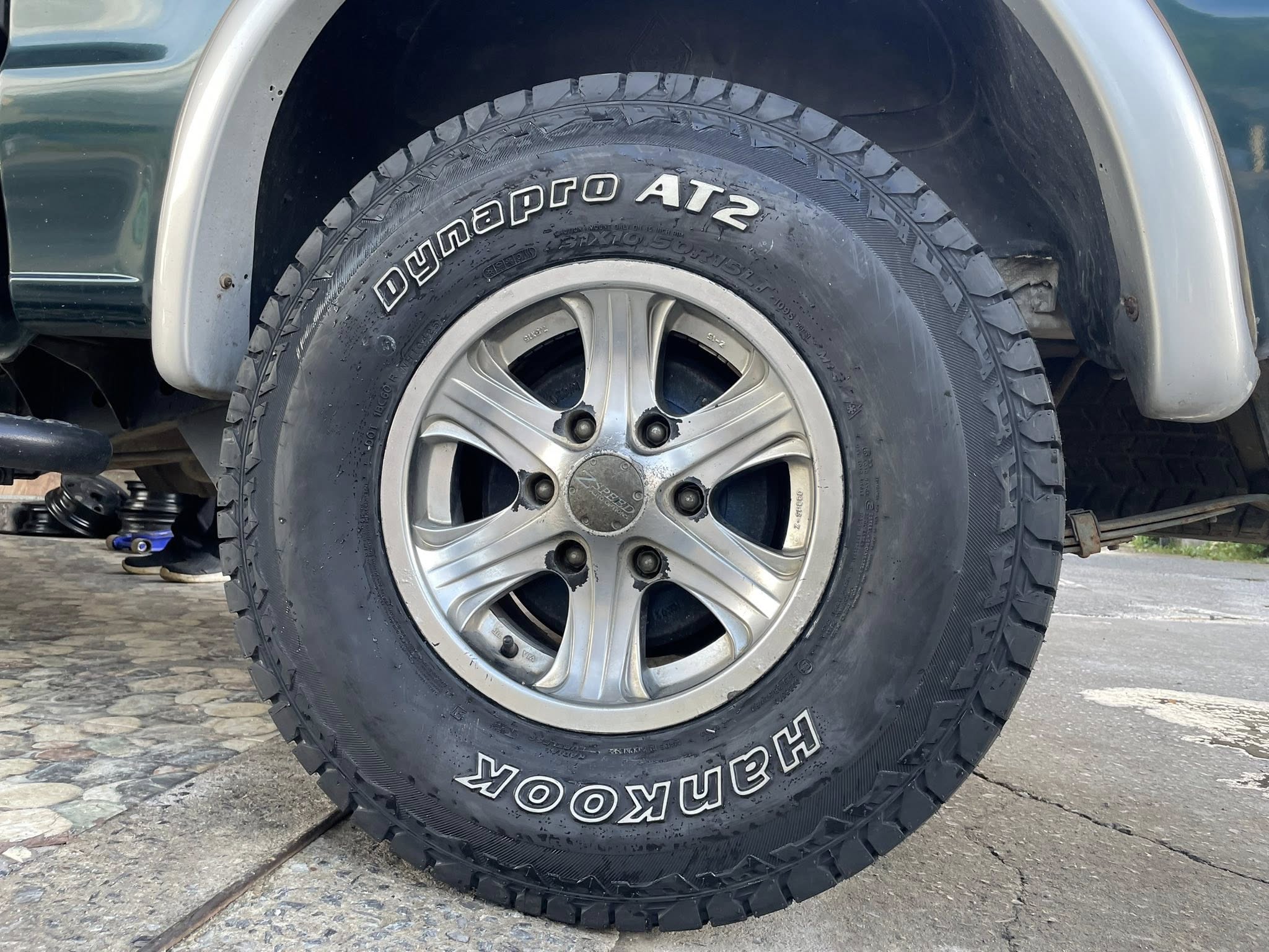 🛞❤️ #FORD_RANGER 🚘เปลี่ยนยาง 🛞🐘#HANKOOK_AT2_31X10.5R15