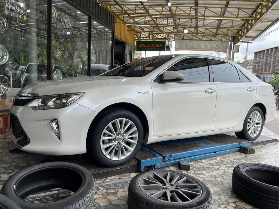 TOYOTA_CAMRY🛞 เปลี่ยนยาง #GITI_COMFORT F22 215/55R17