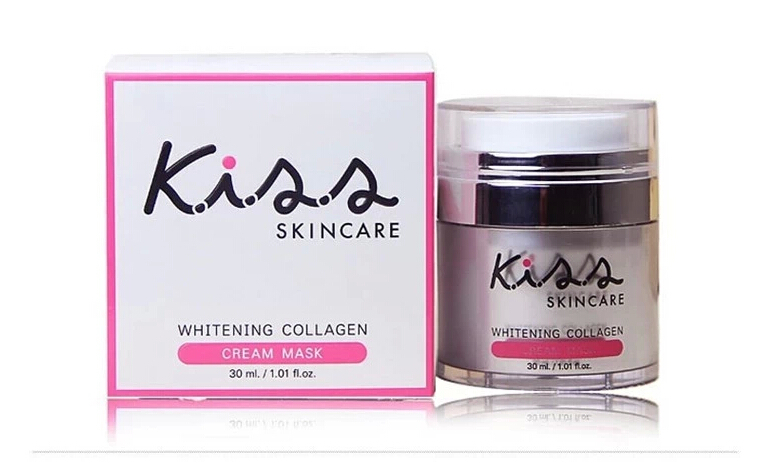 Kiss Skincare Whitening Collagen Cream Mask มาร์กหน้า
