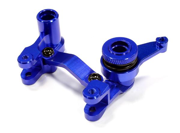 INT-C25490BLUE Billet Machined Steering Bell Crank for 1/10 Stampede 4X4 & Rustler 4X4
