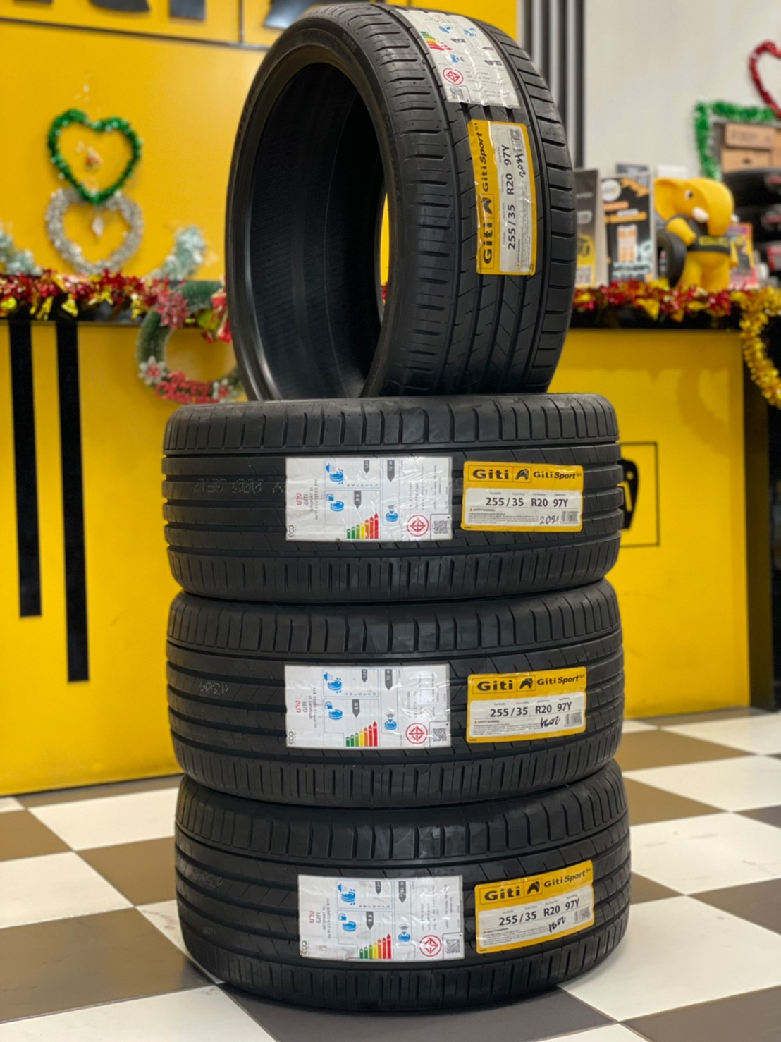 255/35R20 Giti SportS1 ยางสปอร์ตคุณภาพดี นุ่มเงียบ ยางใหม่ปี21 ราคาโปรโมชั่นพิเศษ พร้อมติดตั้งฟรี