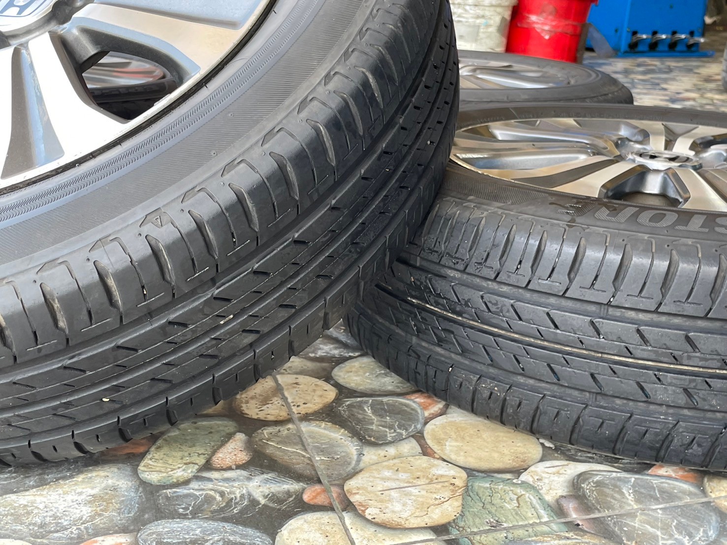 ล้อแม็กซ์เดิม Honda City ขอบ 15 4x100 พร้อมยาง Bridgestone