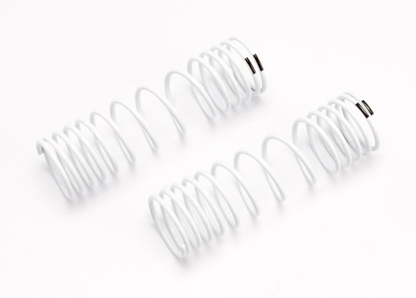 6858 Springs, rear (white) (progressive rate) (2)