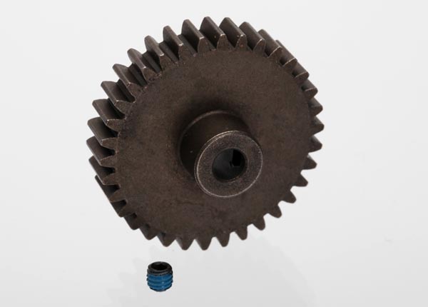 6493 Gear, 34-T pinion (1.0 metric pitch) (fits 5mm shaft)/ set screw