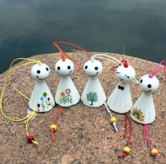 กระดิ่งลม (Wind Chimes) เซอรามิค / ชิ้น