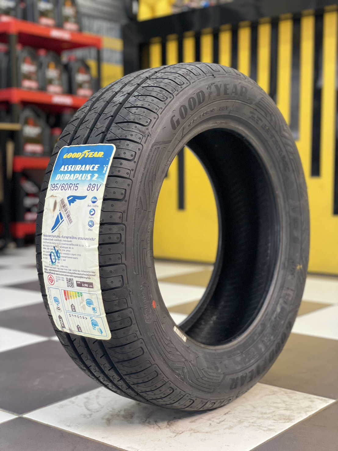 #GOODYEAR Assurance DuraPlus 2 195/60R15 ยางใหม่ปี2024