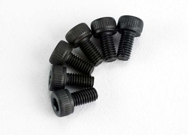 2554 Screws, 3x6mm cap-head machine (hex drive) (6)