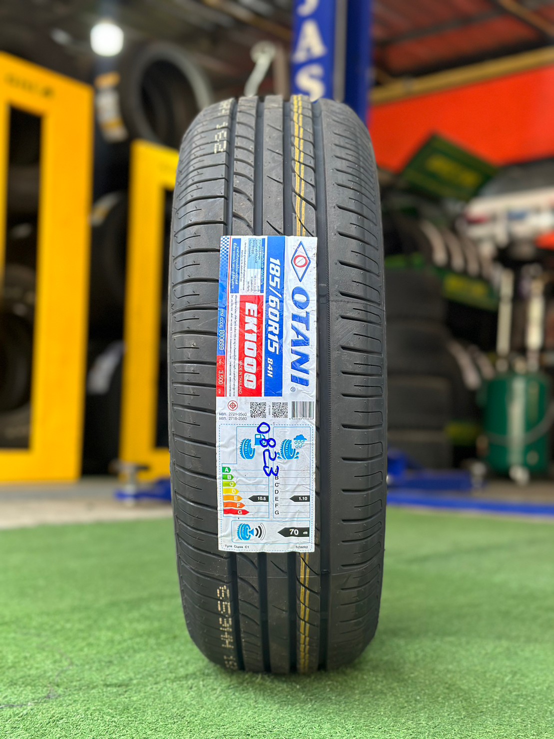 OTANI EK1000 185/60R15 ยางใหม่ปี2023 ราคาพิเศษพร้อมติดตั้งฟรี สามารถสอบถามเพิ่มเติมได้ค่ะ
