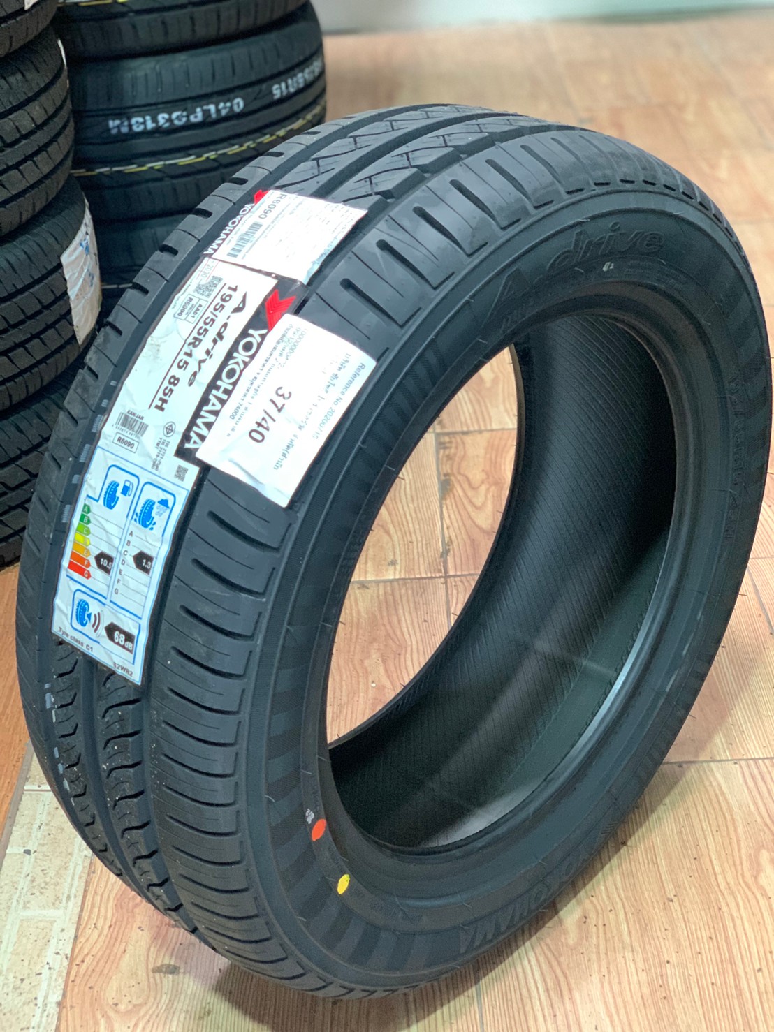 195-55R15 Yokohama A-Drive ยางสปอร์ตนุ่มเงียบ ยางปี2020
