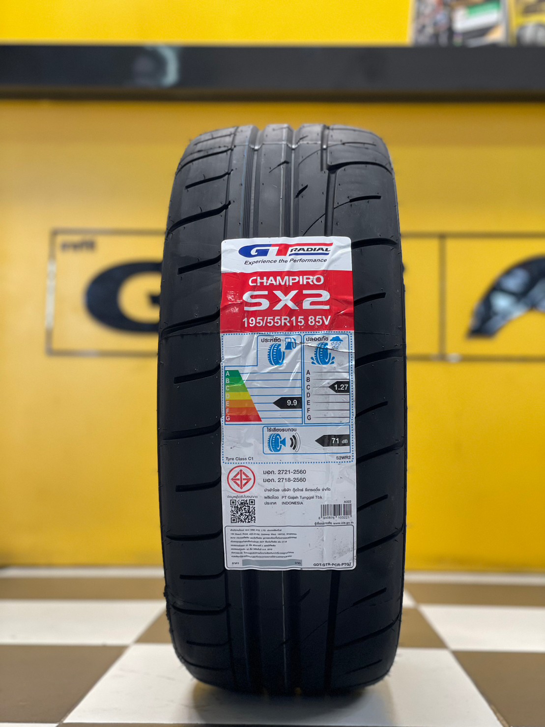 ยาง GT RADIAL CHAMPIRO SX2 195/55R15 ยางใหม่ปี2023