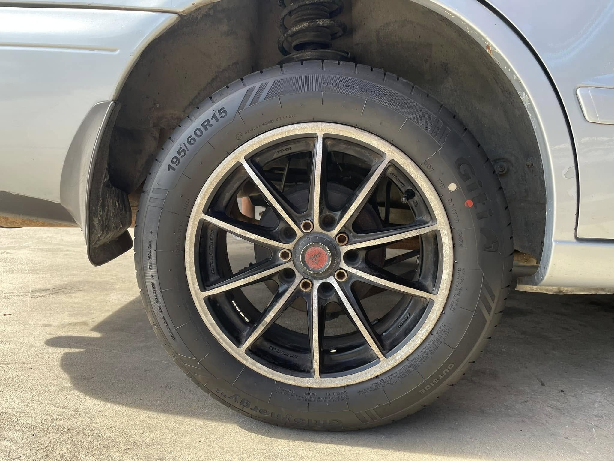 #TOYOTA_EXSIOR🛞 เปลี่ยนยาง #GITI_SynergyH2_195/60R15