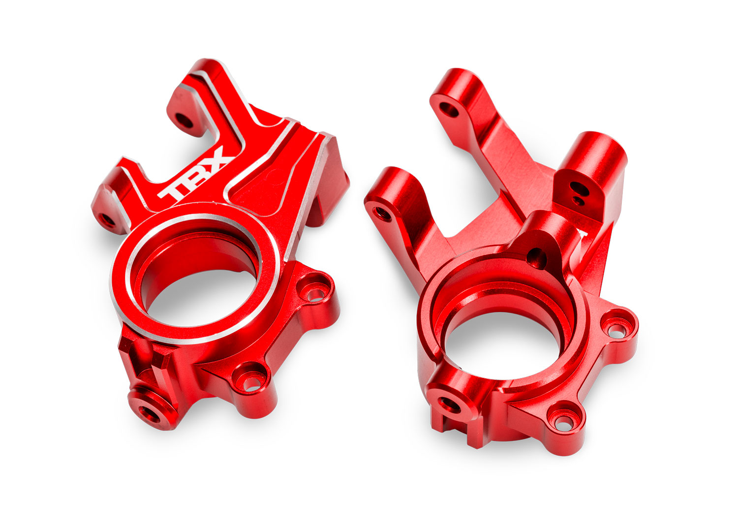 10936-RED Sand Car Red Aluminum Steering Blocks (L&R)