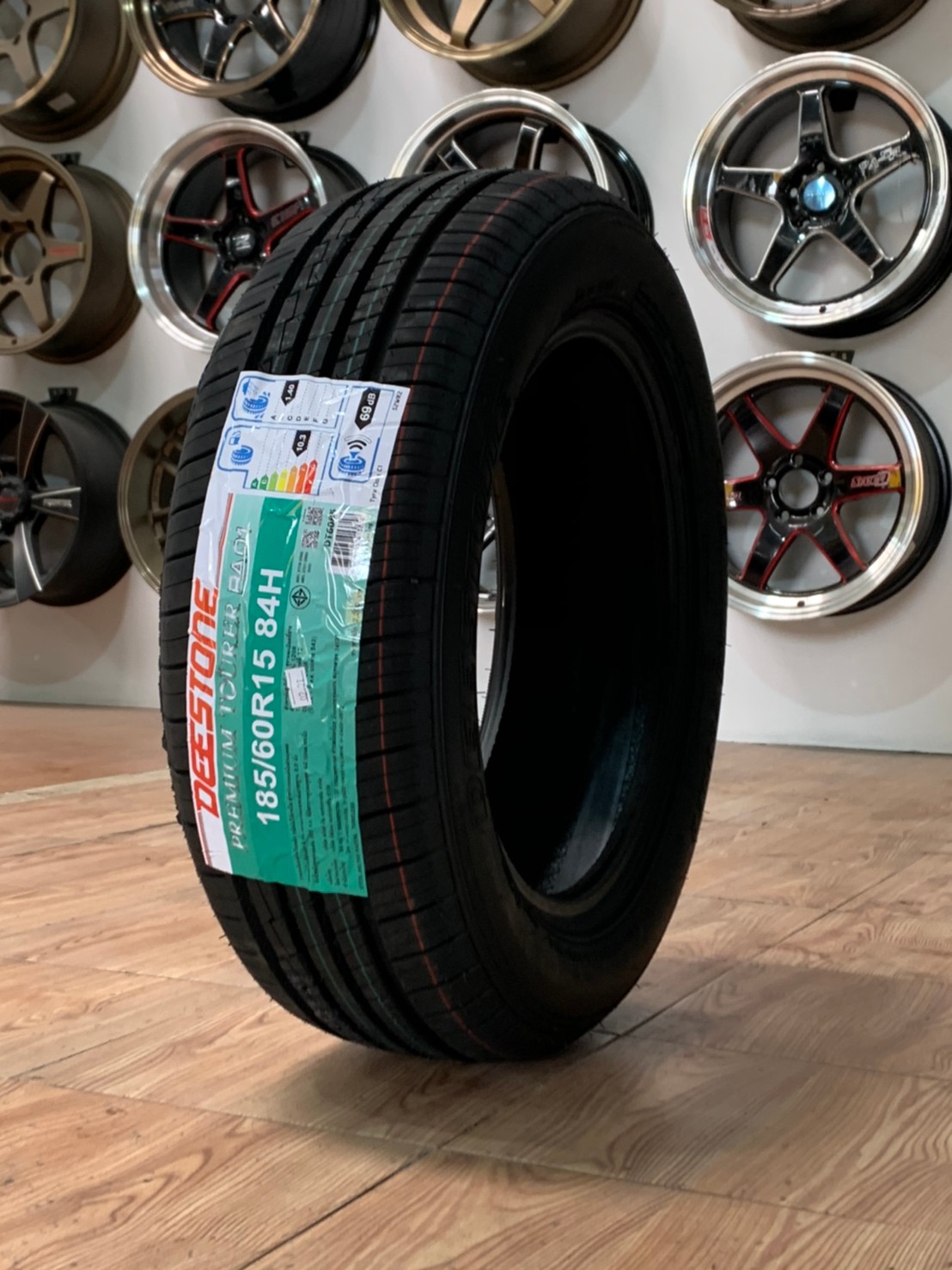 185/60R15 Deestone RA01 ยางใหม่ปี2022