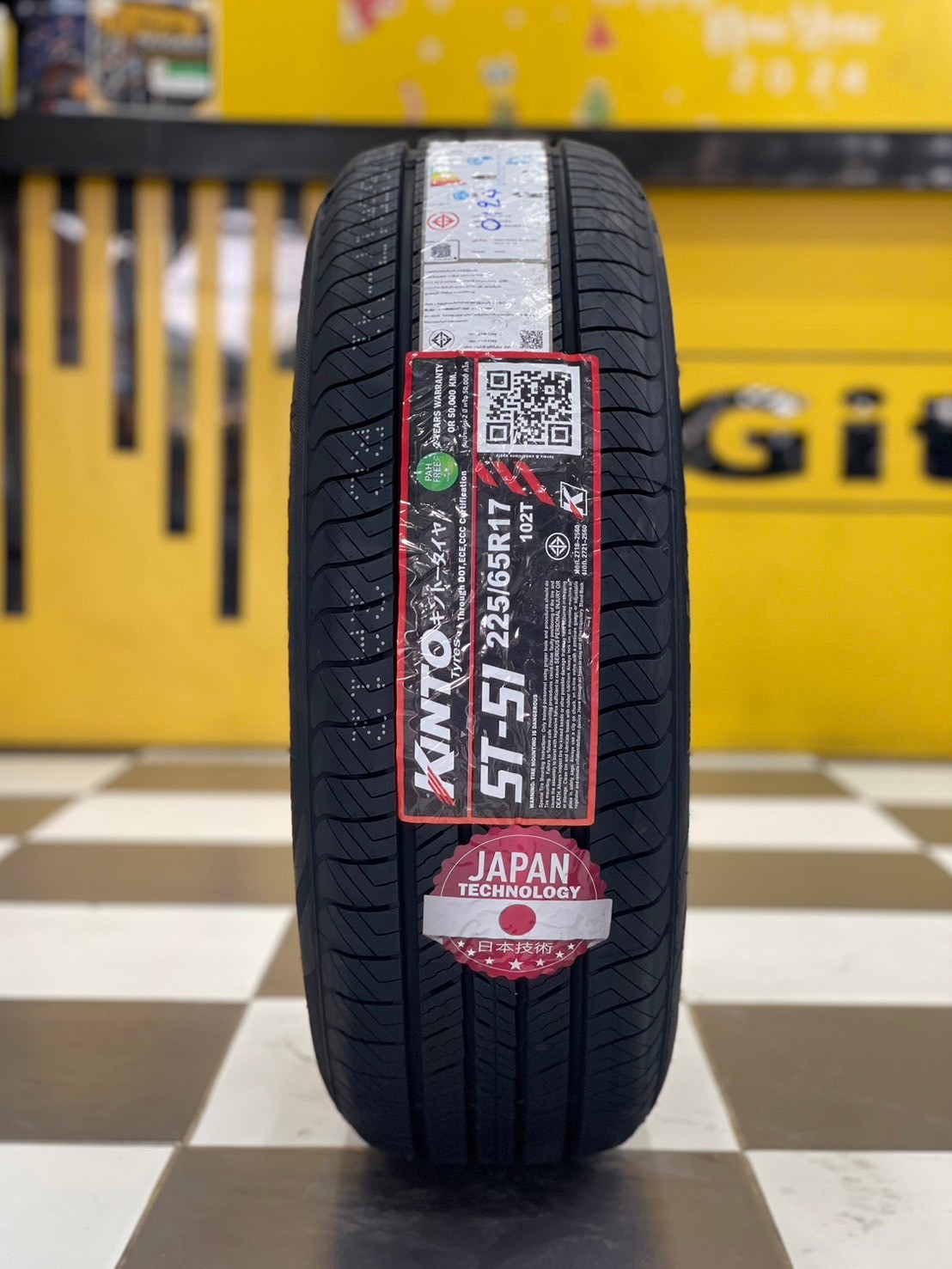 #ยางใหม่คินโต๊ะ #KINTO-ST51 225/65R17 ยางใหม่ปี2024