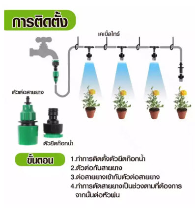ชุดพ่นละอองน้ำ (ชุด B) / ชุด