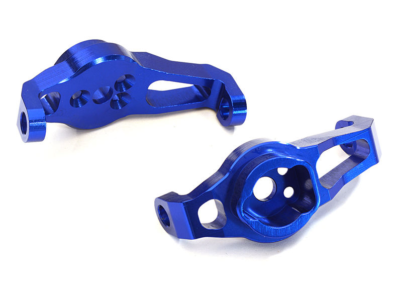 INT-C27973BLUE Billet Machined Alloy Caster Blocks for Traxxas TRX-4 Scale & Trail Crawler