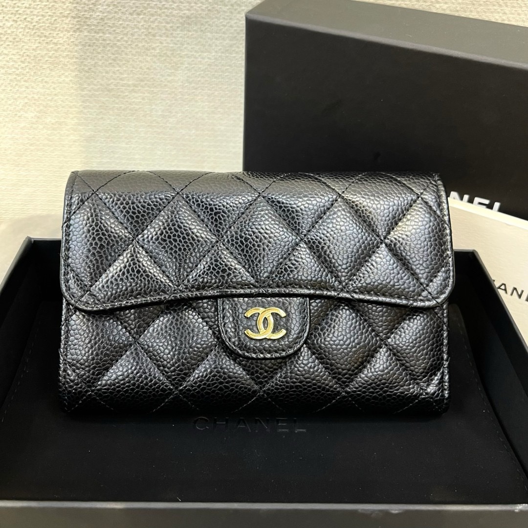กระเป๋าสตางค์Chanel Wallet Medium Cavair