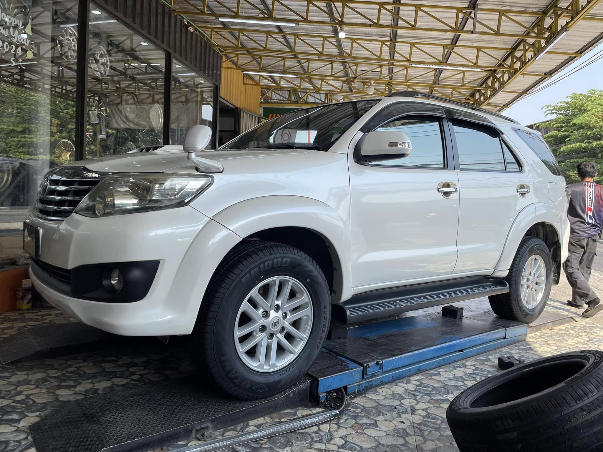 🚘 #TOYOTA_FORTUNER🛞เปลี่ยนยาง #OTANI #SA1000 265/65R17